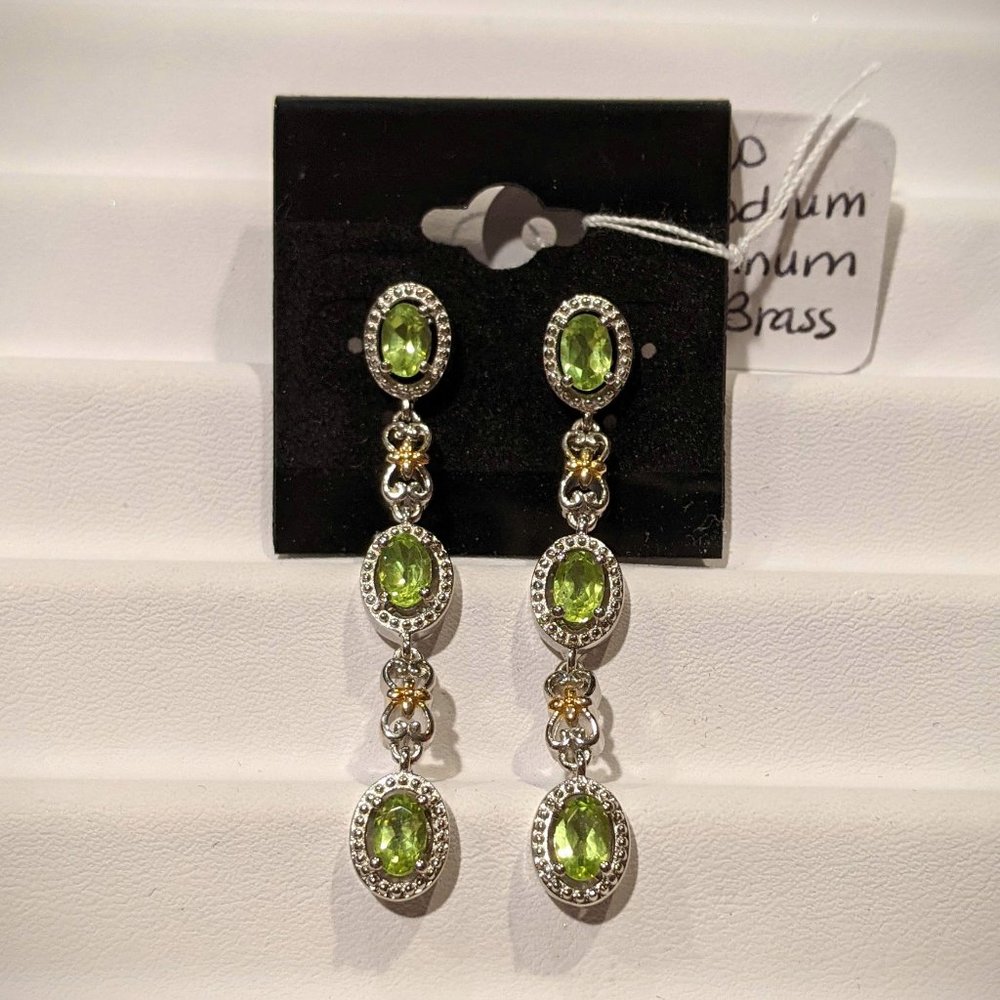 Peridot Dangle Earrings